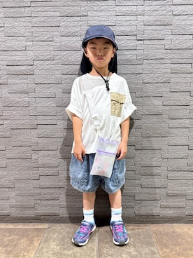 「アイテム（シューズ）」を使った、lenlen23さん（キッズ・110cm）の夏コーディネート