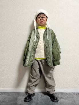 「アイテム（パンツ）」を使った、lenlen23さん（キッズ・110cm）の秋コーディネート