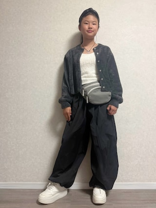 「WEGO(ウィゴー)のWEGO/リボンモチーフアソートネックレス(ネックレス)」を使った、lenlen_rinrinさん(キッズ・110cm)の秋コーディネート