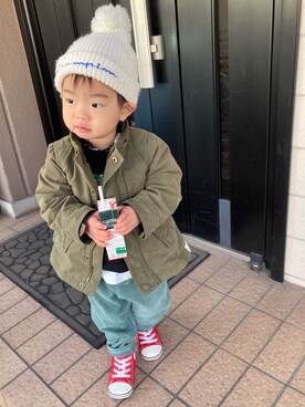 lenlen23さんの「CONVERSE コンバース ベイビー オール スター N Z / BABY ALL STAR N Z」を使ったコーディネート