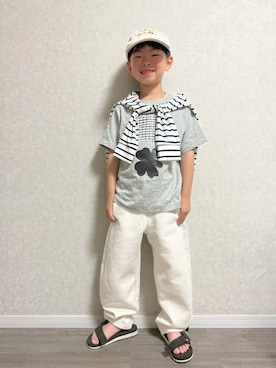「アイテム（ジャケット/アウター）」を使った、lenlen_rinrinさん（キッズ・110cm）の夏コーディネート