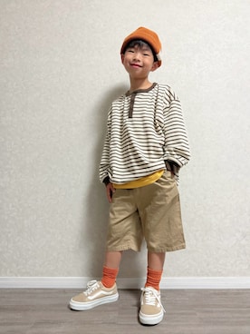 「CIAOPANIC TYPY（チャオパニックティピー）のアイテム」を使った、lenlen_rinrinさん（キッズ・110cm）の秋コーディネート
