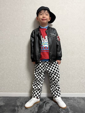 「アイテム（ジャケット/アウター）」を使った、lenlen23さん（キッズ・110cm）の秋コーディネート