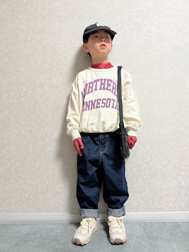 「アイテム（インテリア）」を使った、lenlen23さん（キッズ・110cm）の秋コーディネート