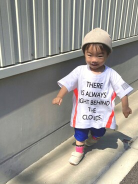 lenlen_rinrinさん（キッズ・80cm）の夏コーディネート