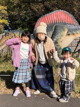「アイテム（その他）」を使った、lenlen23さん（キッズ・90cm）の冬コーディネート