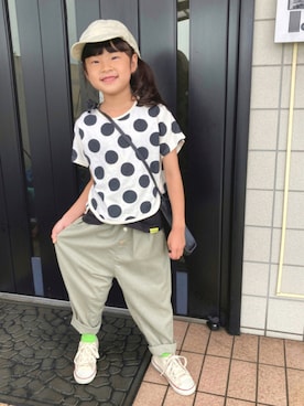 lenlen_rinrinさん（キッズ・80cm）の夏コーディネート