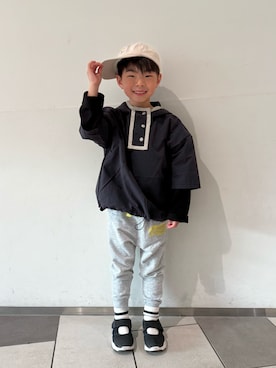 「MAKE YOUR DAY（メイクユアデイ）のアイテム」を使った、lenlen_rinrinさん（キッズ・110cm）の春コーディネート