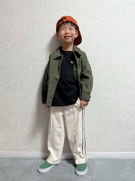 「アイテム（ジャケット/アウター）」を使った、lenlen23さん（キッズ・110cm）の秋コーディネート