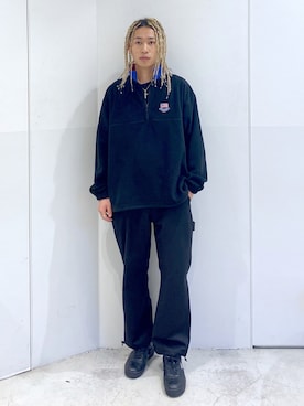 「XLARGE（エクストララージ）のアイテム（その他アウター）」を使った、Nastyさん（メンズ・174cm）の冬コーディネート
