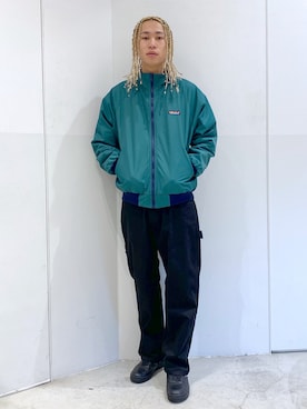 「XLARGE（エクストララージ）のアイテム（ナイロンジャケット）」を使った、Nastyさん（メンズ・174cm）の秋コーディネート