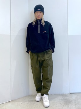 「XLARGE（エクストララージ）のアイテム（その他アウター）」を使った、Nastyさん（メンズ・174cm）の秋コーディネート
