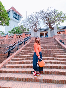 「QUEEN SHOP（クイーンショップ）のアイテム」を使った、Olive Yangさん（レディース・170cm）の冬コーディネート