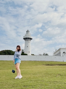 「LOVFEE（ラッフィ）のアイテム」を使った、Olive Yangさん（レディース・170cm）の冬コーディネート