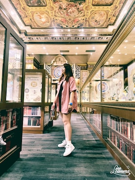 「LOVFEE（ラッフィ）のアイテム」を使った、Olive Yangさん（レディース・170cm）の夏コーディネート