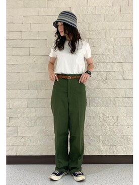 akaneさん（レディース・155cm）の夏コーディネート