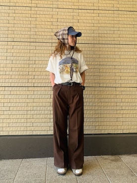 akaneさん（レディース・155cm）の春コーディネート
