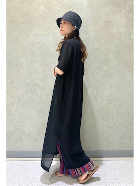 「CLANE（クラネ）のアイテム（ワンピース/ドレス）」を使った、akaneさん（レディース・155cm）の春コーディネート