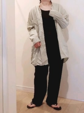 「DAISO（DAISO）のアイテム（ビーチサンダル）」を使った、 anko*さん（レディース・155cm）の夏コーディネート