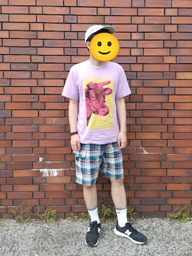 「Levi's（リーバイス）のアイテム（キャップ）」を使った、inusagiさん（メンズ・172cm）の秋コーディネート