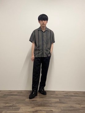 「URBANRESEARCH」｜「アイテム（スラックス）」を使った、kkkkさん（メンズ・169cm）の夏コーディネート