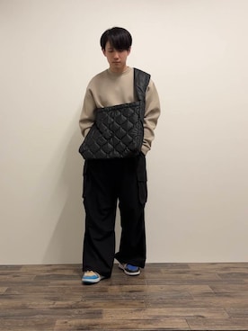 「アーバンリサーチ」｜「アイテム（スウェット）」を使った、kkkkさん（メンズ・169cm）の冬コーディネート