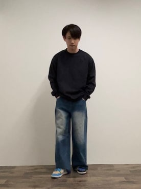 「アーバンリサーチ」｜「アイテム（スウェット）」を使った、kkkkさん（メンズ・169cm）の冬コーディネート