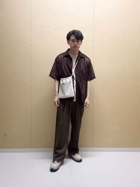 「URBANRESEARCH」｜「アイテム（スラックス）」を使った、kkkkさん（メンズ・169cm）の夏コーディネート