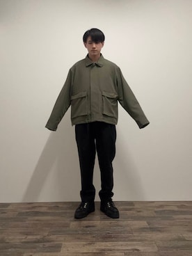 「SENSE OF PLACE by URBAN RESEARCH（センスオブプレイスバイアーバンリサーチ）のアイテム（ブルゾン）」を使った、kkkkさん（メンズ・169cm）の春コーディネート