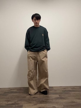 「アーバンリサーチ」｜「アイテム（スウェット）」を使った、kkkkさん（メンズ・169cm）の春コーディネート