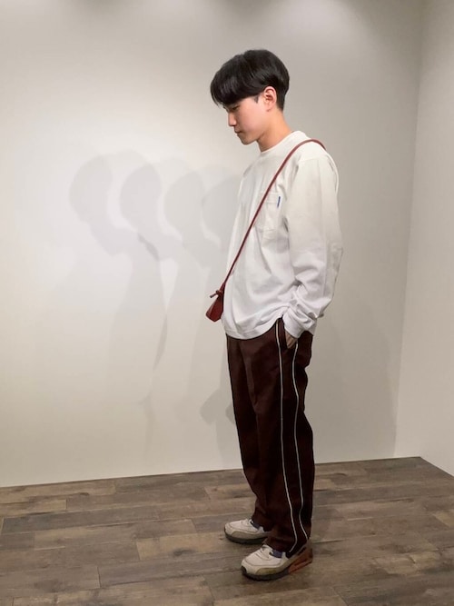 セール】サイドラインピンストライプスラックス（その他パンツ