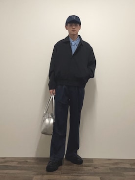 「アイテム（ブルゾン）」を使った、kkkkさん（メンズ・168cm）の夏コーディネート