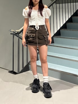 高橋伶奈さん(レディース・156cm)の秋コーディネート