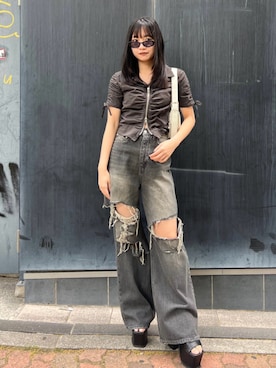 高橋伶奈さんの（EMODA | エモダ）を使ったコーディネート