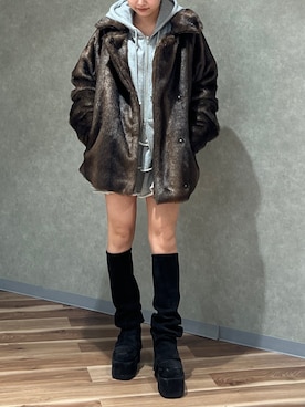 高橋伶奈さん（レディース・156cm）の秋コーディネート