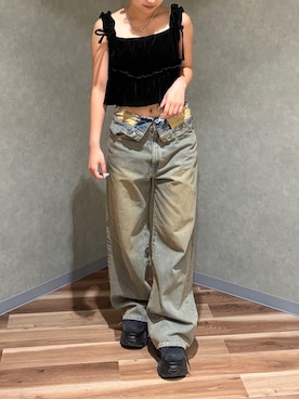 高橋伶奈さん(レディース・156cm)の夏コーディネート