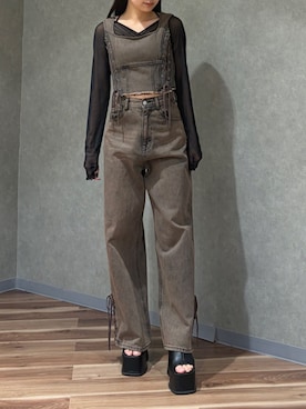 高橋伶奈さん(レディース・156cm)の春コーディネート