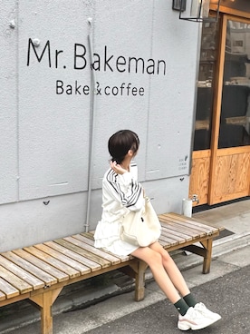 「OLIVE des OLIVE（オリーブデオリーブ）のアイテム」を使った、urac2さん（レディース・158cm）の夏コーディネート