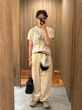 「MERRELL（メレル）のアイテム（サンダル）」を使った、riiiiit03さん（メンズ・164cm）の夏コーディネート