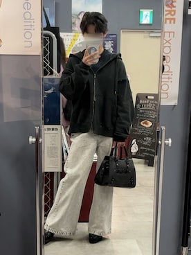 「アイテム（パーカー）」を使った、FUKIさん（メンズ・160cm・10代）の秋コーディネート