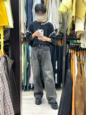 「アイテム（ニット/セーター）」を使った、FUKIさん（メンズ・160cm・10代）の秋コーディネート