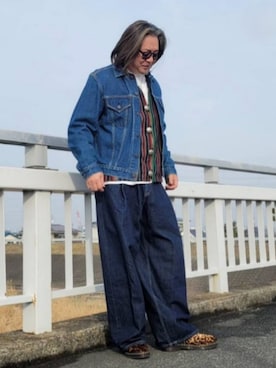 「アイテム（パンツ）」を使った、yuzi_for_npntsさん（メンズ・168cm・50代）の秋コーディネート