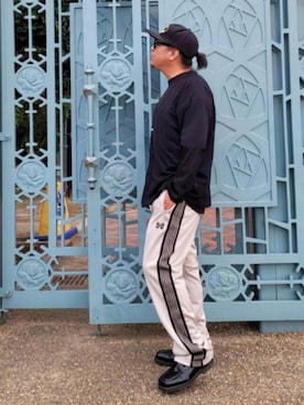 「アイテム（パンツ）」を使った、yuzi_for_npntsさん（メンズ・168cm・50代）の秋コーディネート