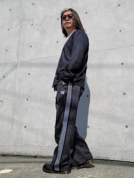 「アイテム（パンツ）」を使った、yuzi_for_npntsさん（メンズ・168cm・50代）の秋コーディネート