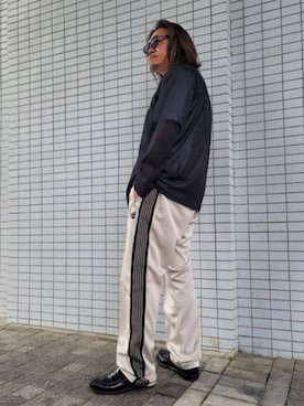 「アイテム（パンツ）」を使った、yuzi_for_npntsさん（メンズ・168cm・50代）の秋コーディネート