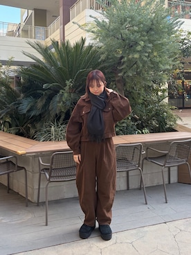 rinさん（レディース・161cm）の冬コーディネート