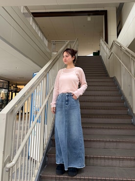 「ITEMS URBANRESEARCH（アイテムズ アーバンリサーチ）のアイテム」を使った、rinさん（レディース・161cm）の春コーディネート