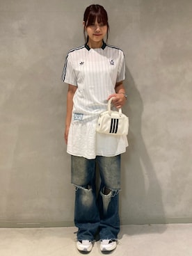 「アイテム（ショルダーバッグ）」を使った、yokoさん（レディース・174cm）の秋コーディネート