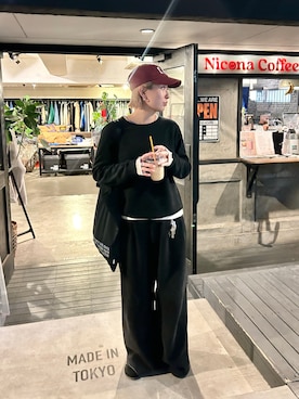 「キャップ女子」｜teenboop13さん（レディース・162cm）の秋コーディネート