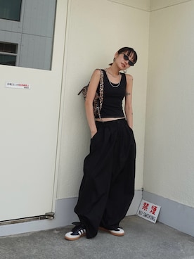 「TEEN BOOP（ティーンブープ）のアイテム（その他パンツ）」を使った、teenboop13さん（レディース・152cm）の夏コーディネート